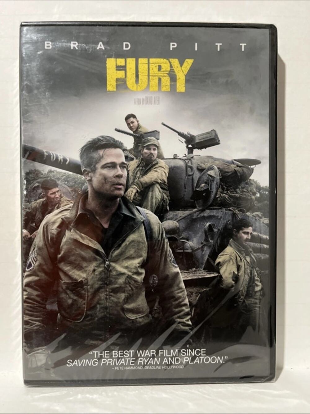 Fury DVD 2014 Brad Pitt Brand New Factory Sealed WWII War Movie Sony
